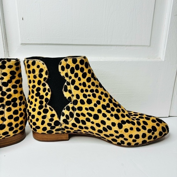 LOEFFLER RANDALL Indie Chelsea Haircalf Slip On Booties Size 7 - Picture 9 of 10